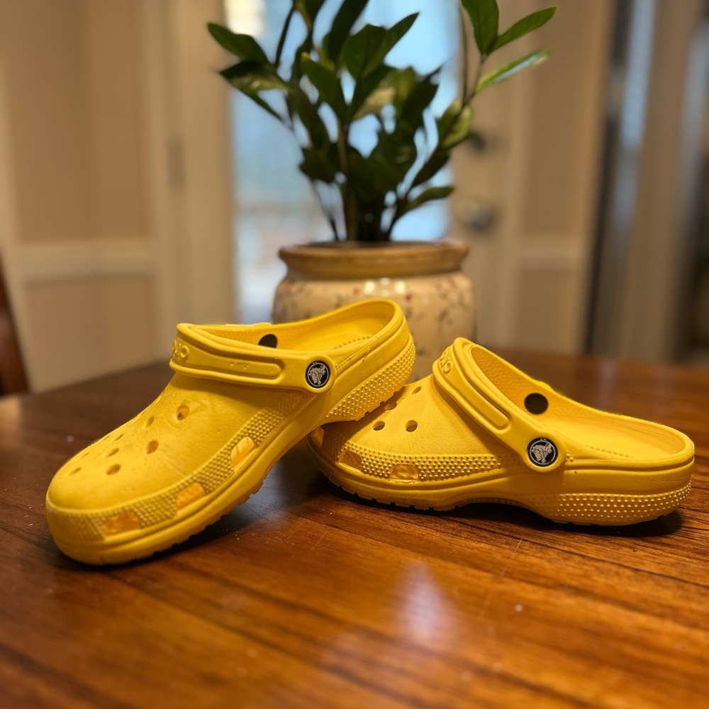 Yellow Crocs